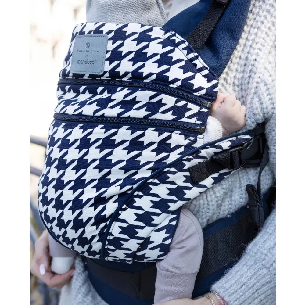 Manduca XT Organic Cotton Baby & Toddler Carrier BellyButton Pepita -Navy