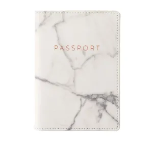 Marble Passport Cover