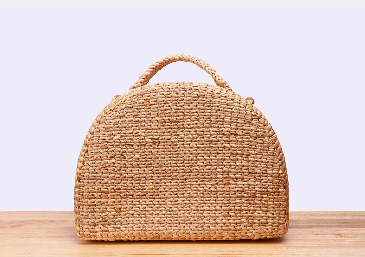 MASHA Straw Suitcase Bag