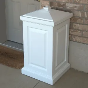 Mayne Berkshire Storage Bin in White