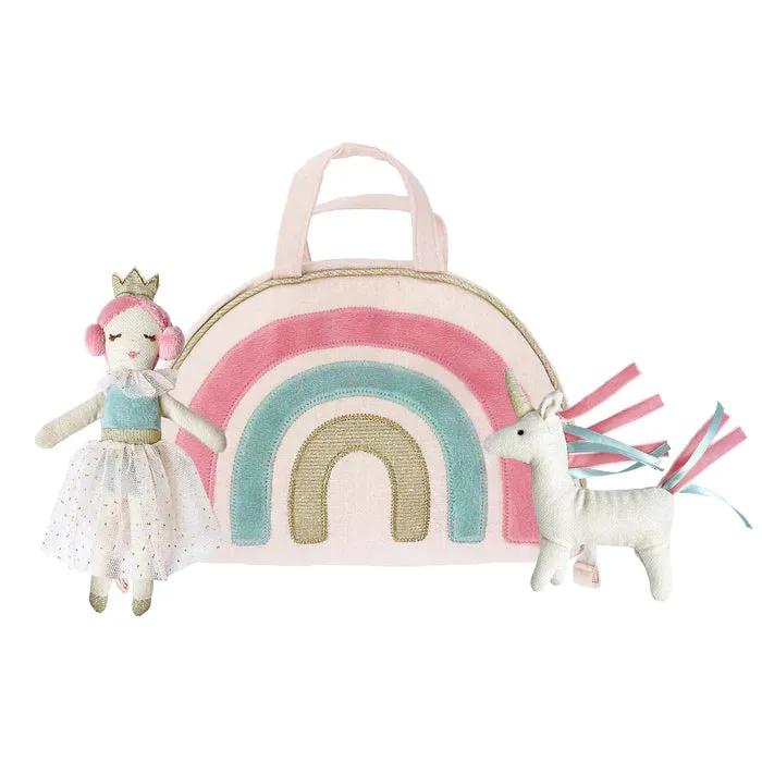 Mon Ami Rainbow Play Purse & Doll Set