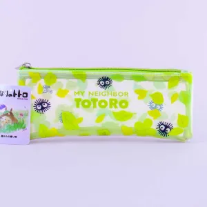 My Neighbor Totoro Clear Pencil Case - Soot Sprites & Leaves