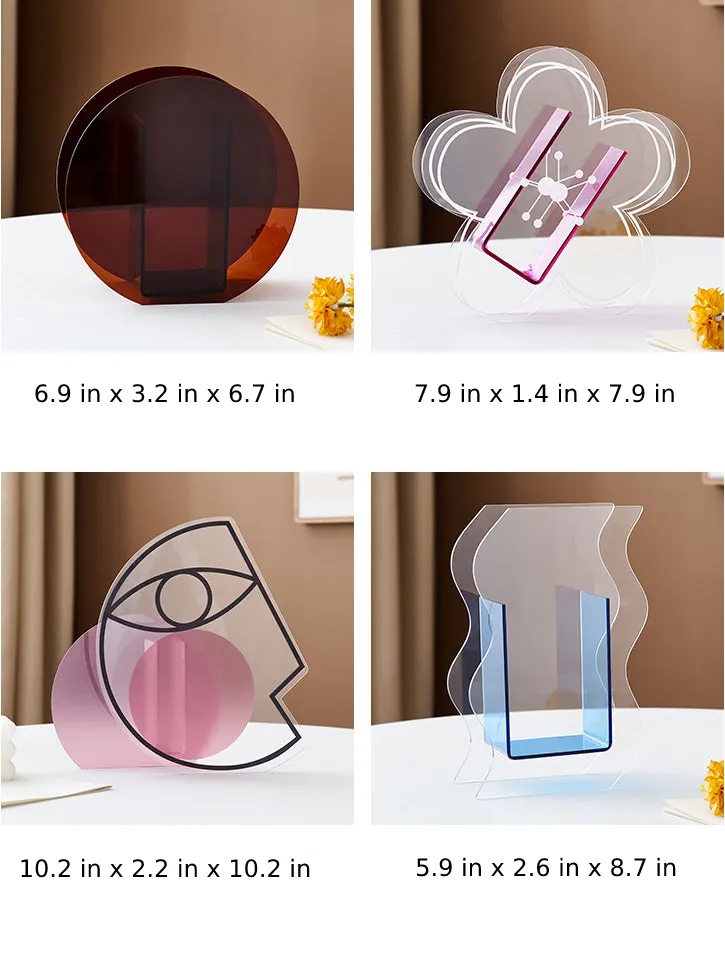 New Wave Acrylic Vase and Desktop Organizer