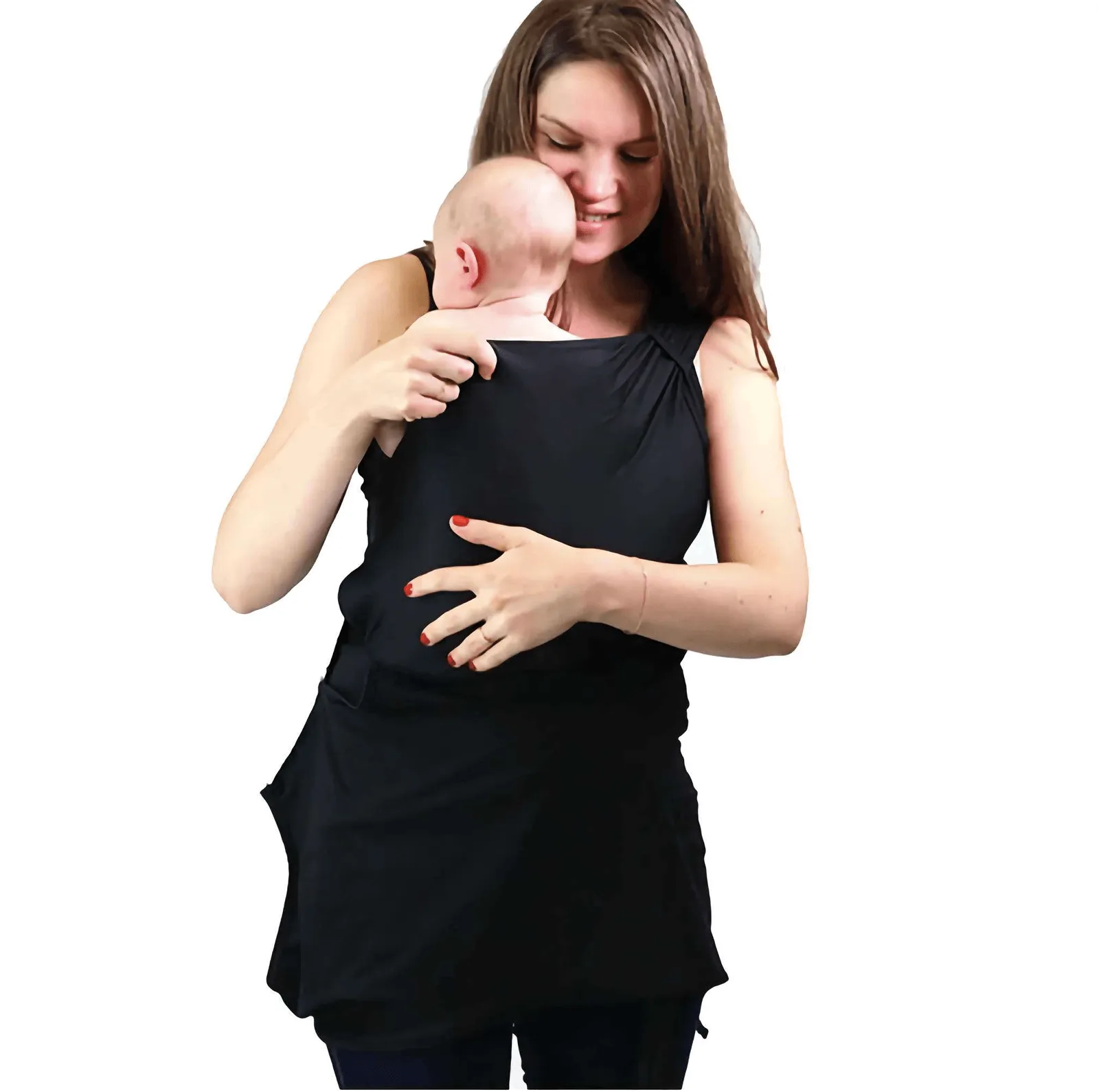 Newborn Baby Carrier T-Shirt – Hands-Free Comfort, Skin-to-Skin Bonding