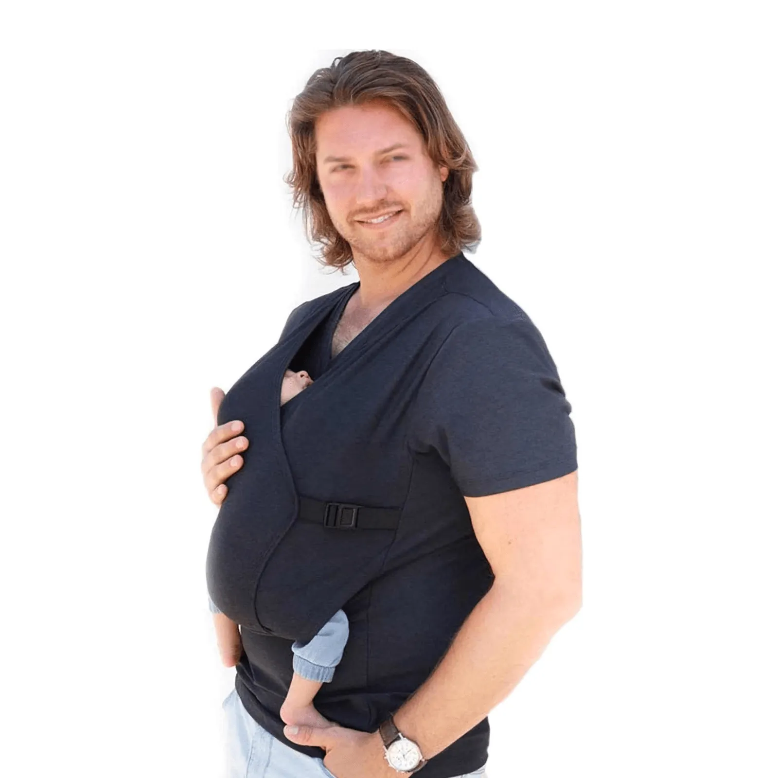 Newborn Baby Carrier T-Shirt – Hands-Free Comfort, Skin-to-Skin Bonding