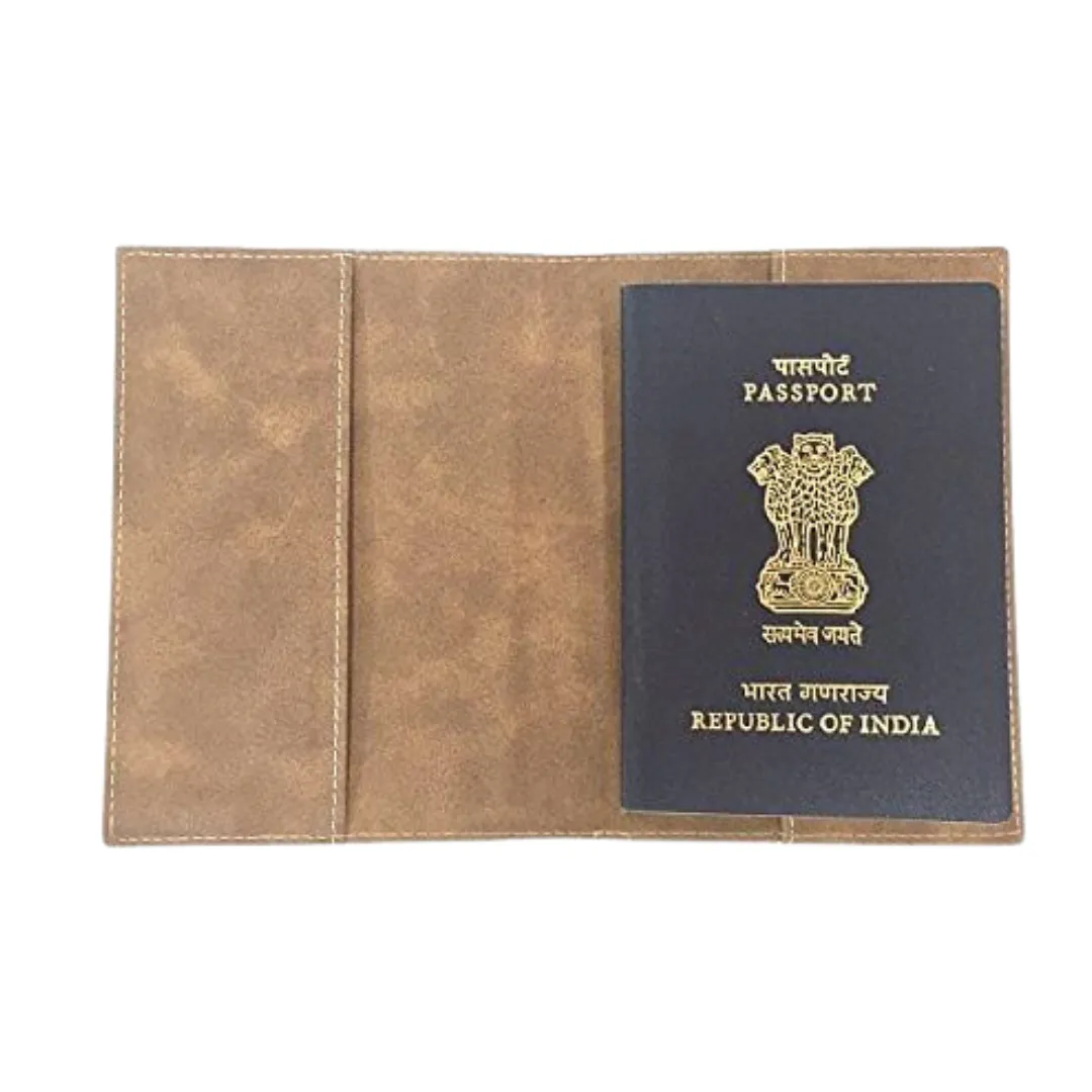 Nutcase Customized Passport Covers for Couple Travel Document Holder for Men Women-Pink Marble