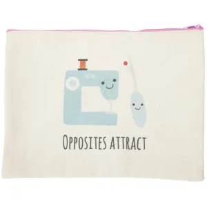 Opposites Attract Zipper Pouch