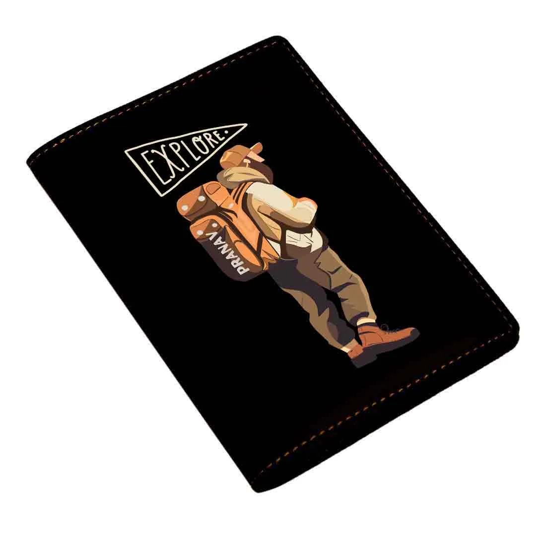 Personalised Passport Case PU Leather Custom Covers for Passports-Explore