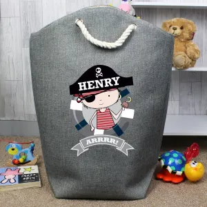 Personalised Pirate Storage Bag