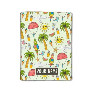 Personalized Name Passport Cover  -Summer Time