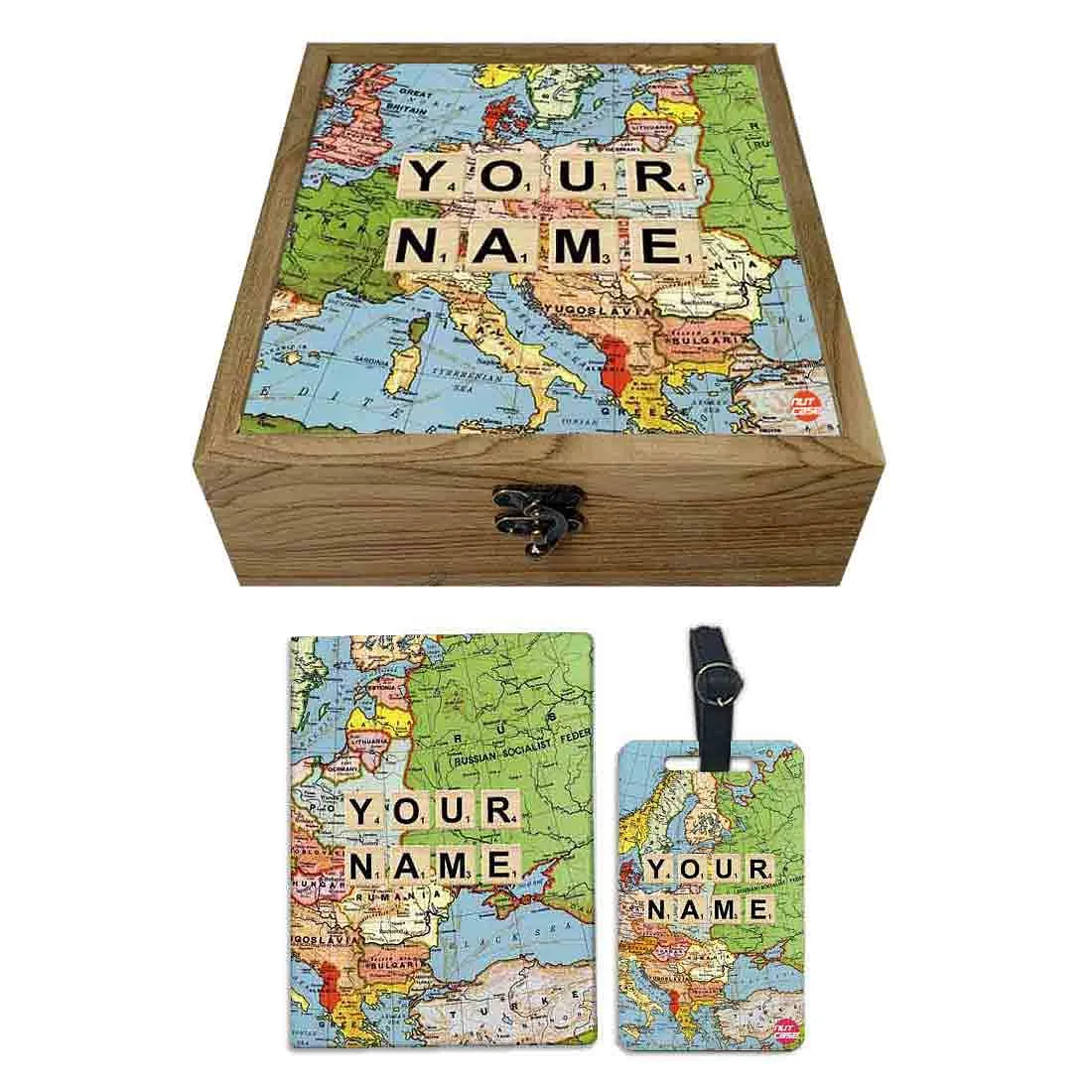 Personalized Passport Cover Combo - Travel