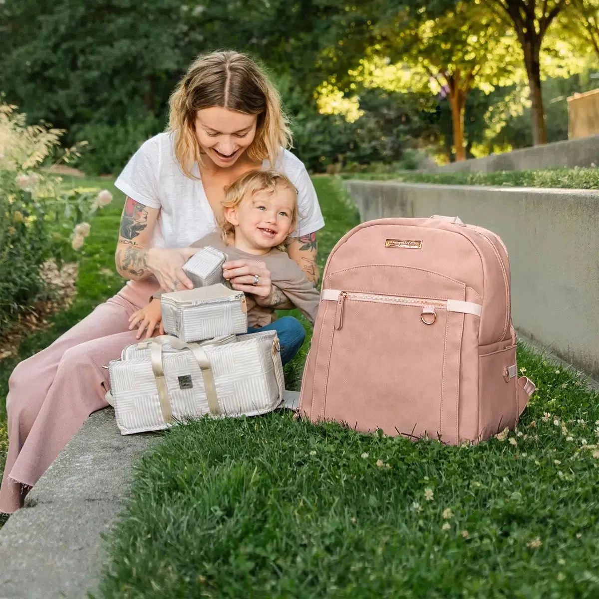 Petunia Pickle Bottom x MOBY Wraps - Rose Quartz Eyelet Bundle