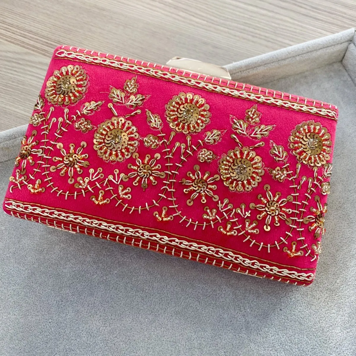 Pink Clutch Bag