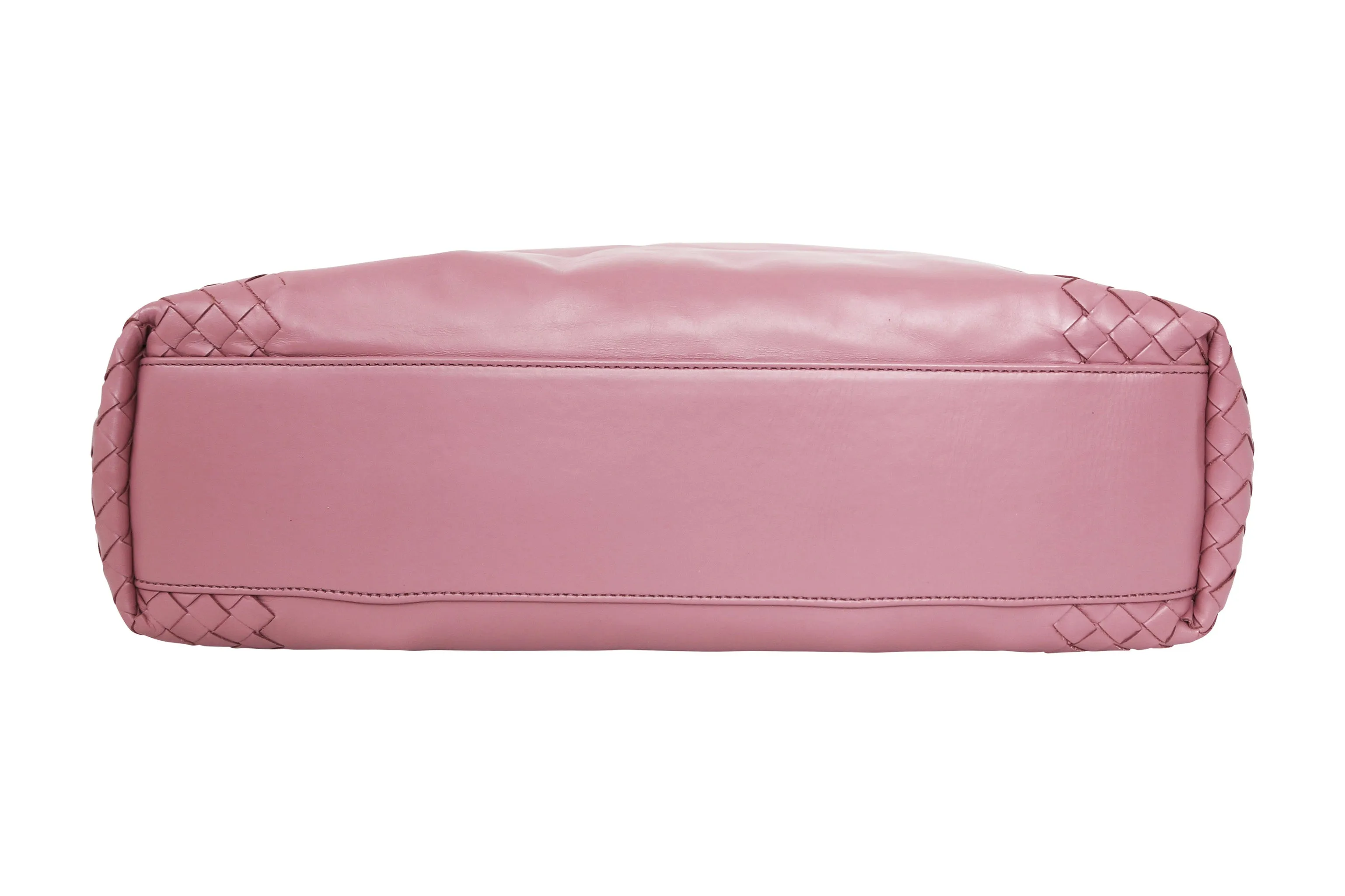 Pink Fourre-Tout Leather Handbag