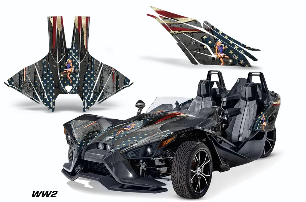 Polaris Slingshot SL Partial Coverage Graphics Kit (2015-2022)