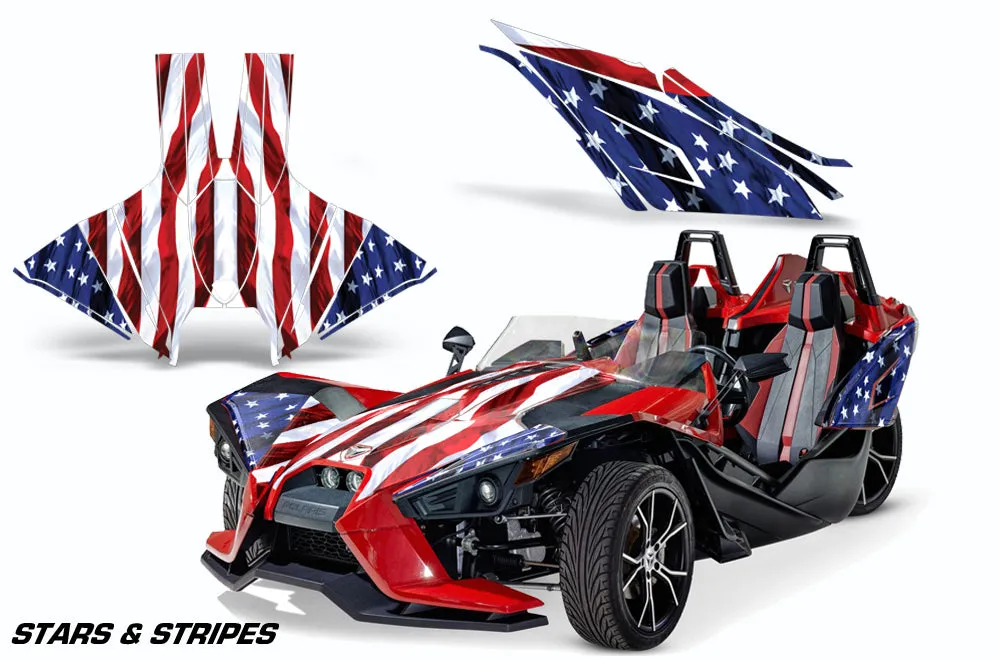 Polaris Slingshot SL Partial Coverage Graphics Kit (2015-2022)