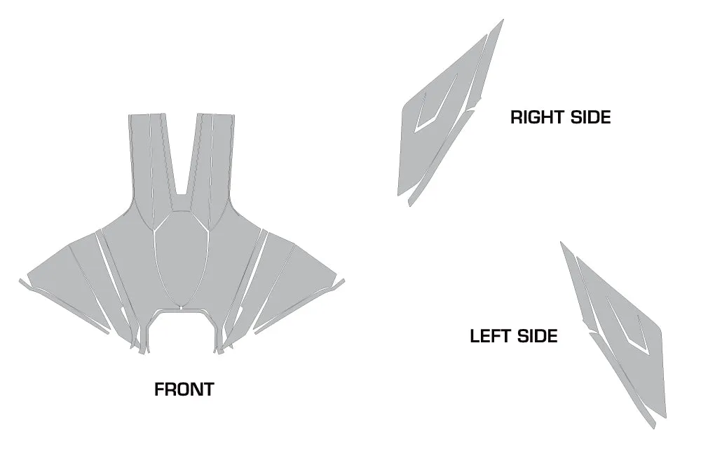 Polaris Slingshot SL Partial Coverage Graphics Kit (2015-2022)