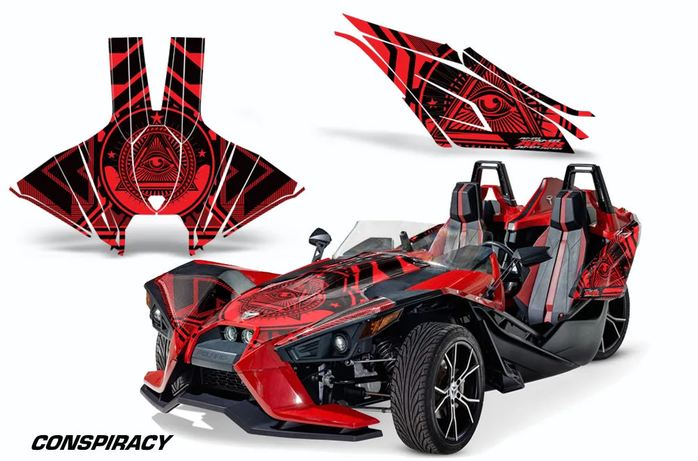 Polaris Slingshot SL Partial Coverage Graphics Kit (2015-2022)