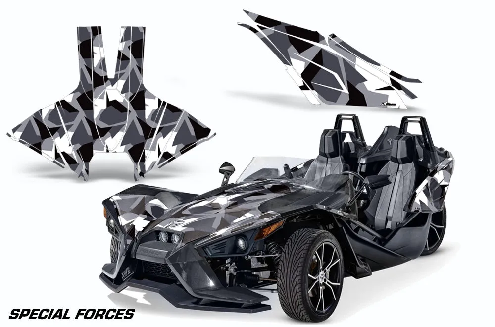 Polaris Slingshot SL Partial Coverage Graphics Kit (2015-2022)