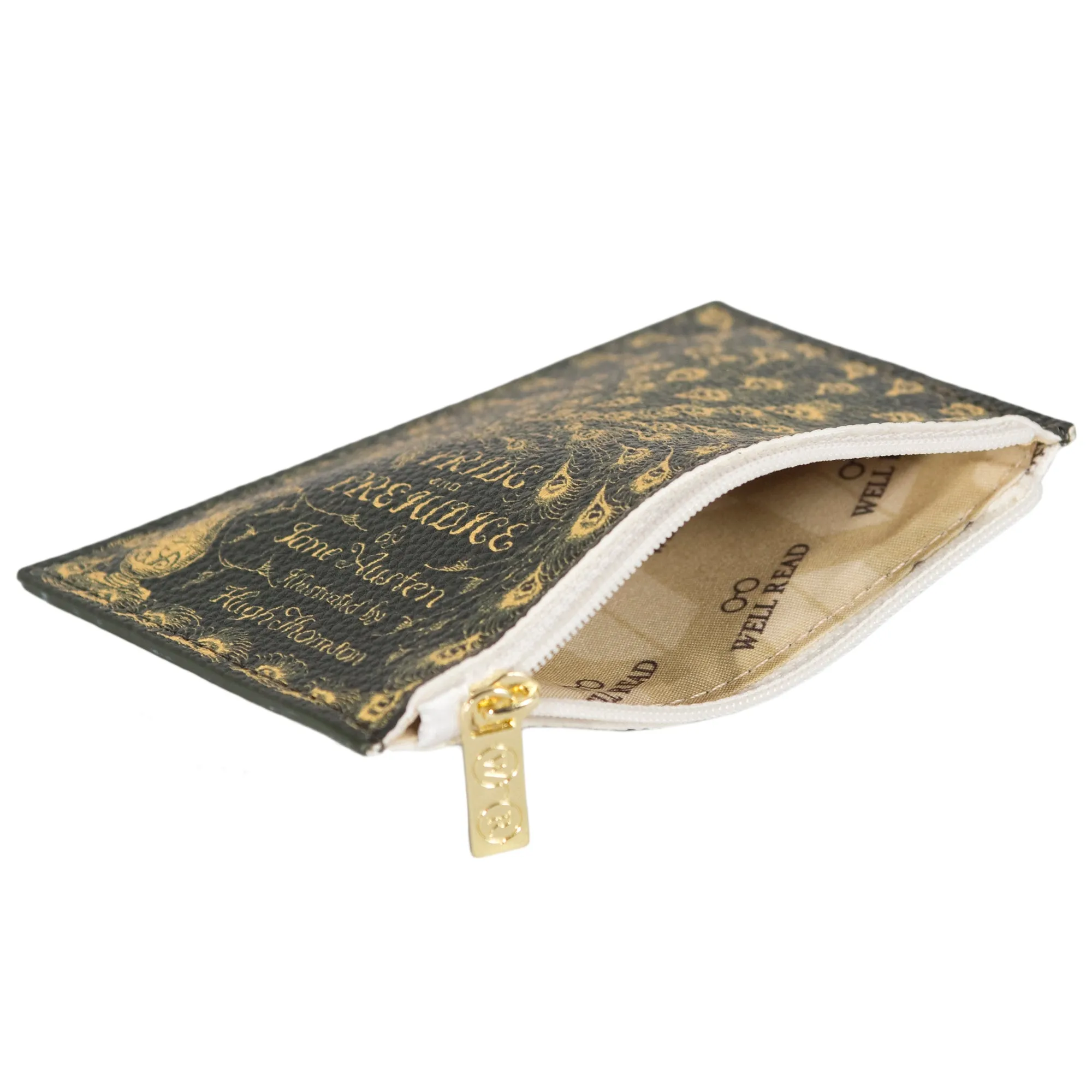 Pride and Prejudice Green Book Coin Purse Wallet