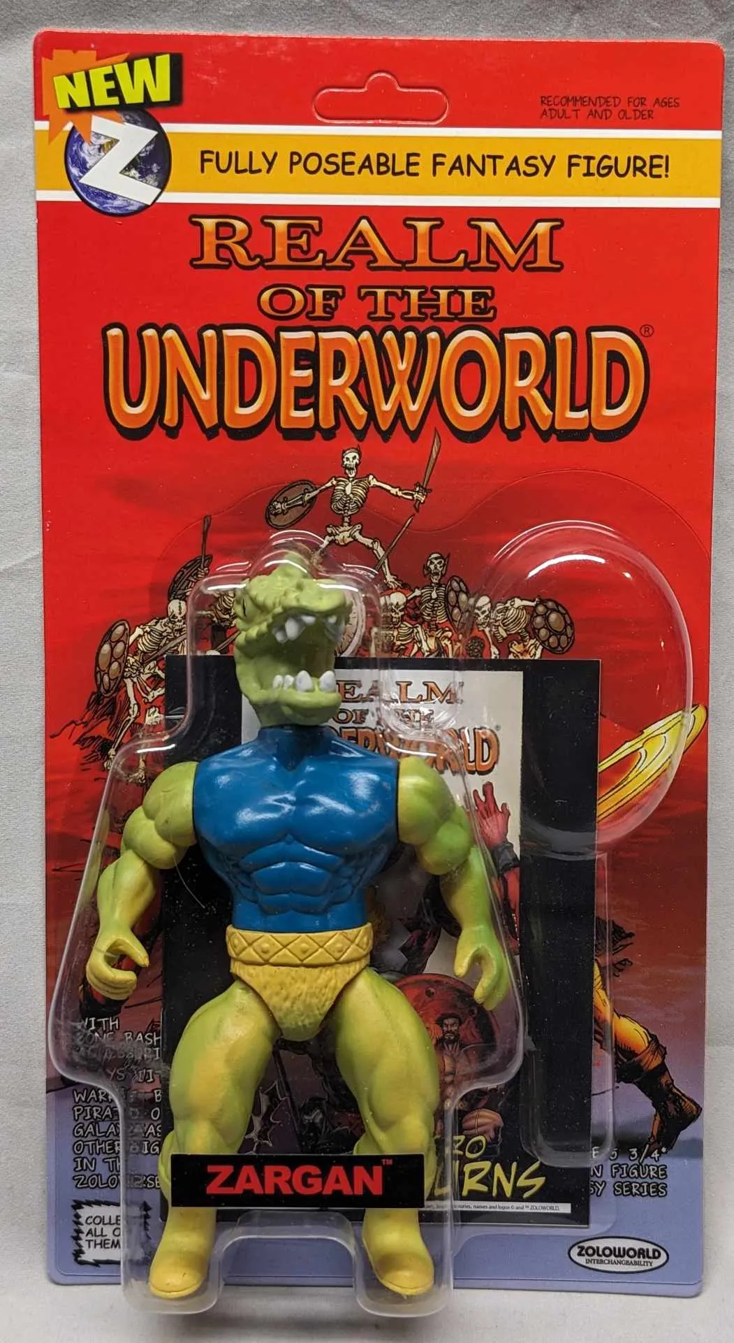 REALM OF THE UNDERWORLD WAVE 3 ZARGAN MOC Action Figure VAULT NEAL ADAMS