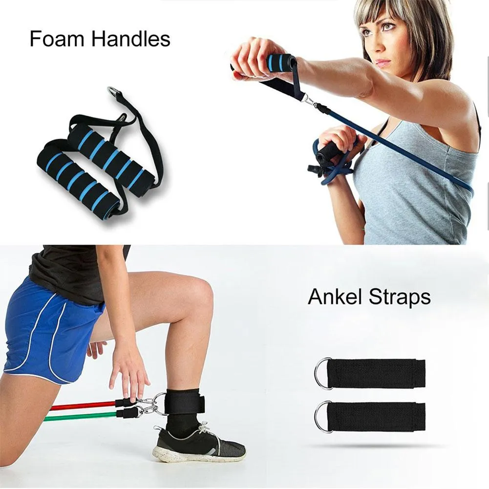 Resistance Band Set - Pull Up Bands Set 11 Pcs