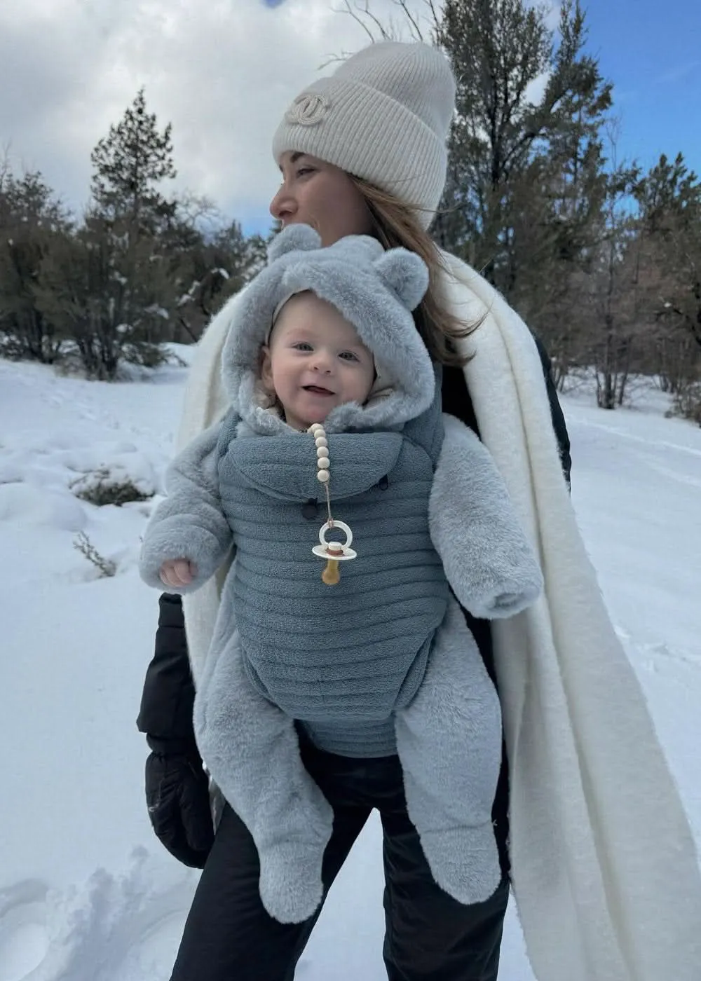 Rumer “Lou Blue” x Bumpsuit - Armadillo Baby Carrier