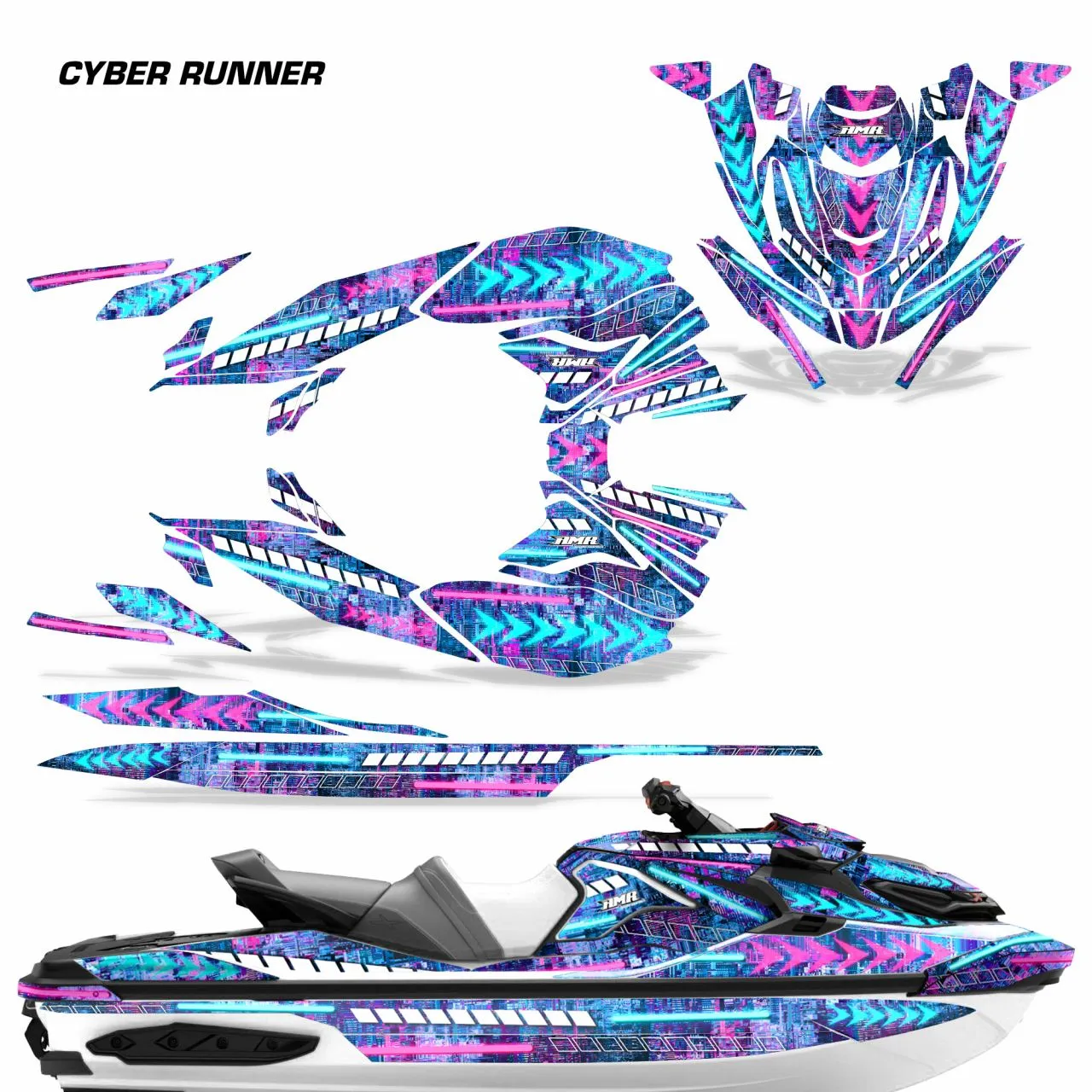 Sea Doo RXT-X-GTX 300 Watercraft Graphics (2019-2023)