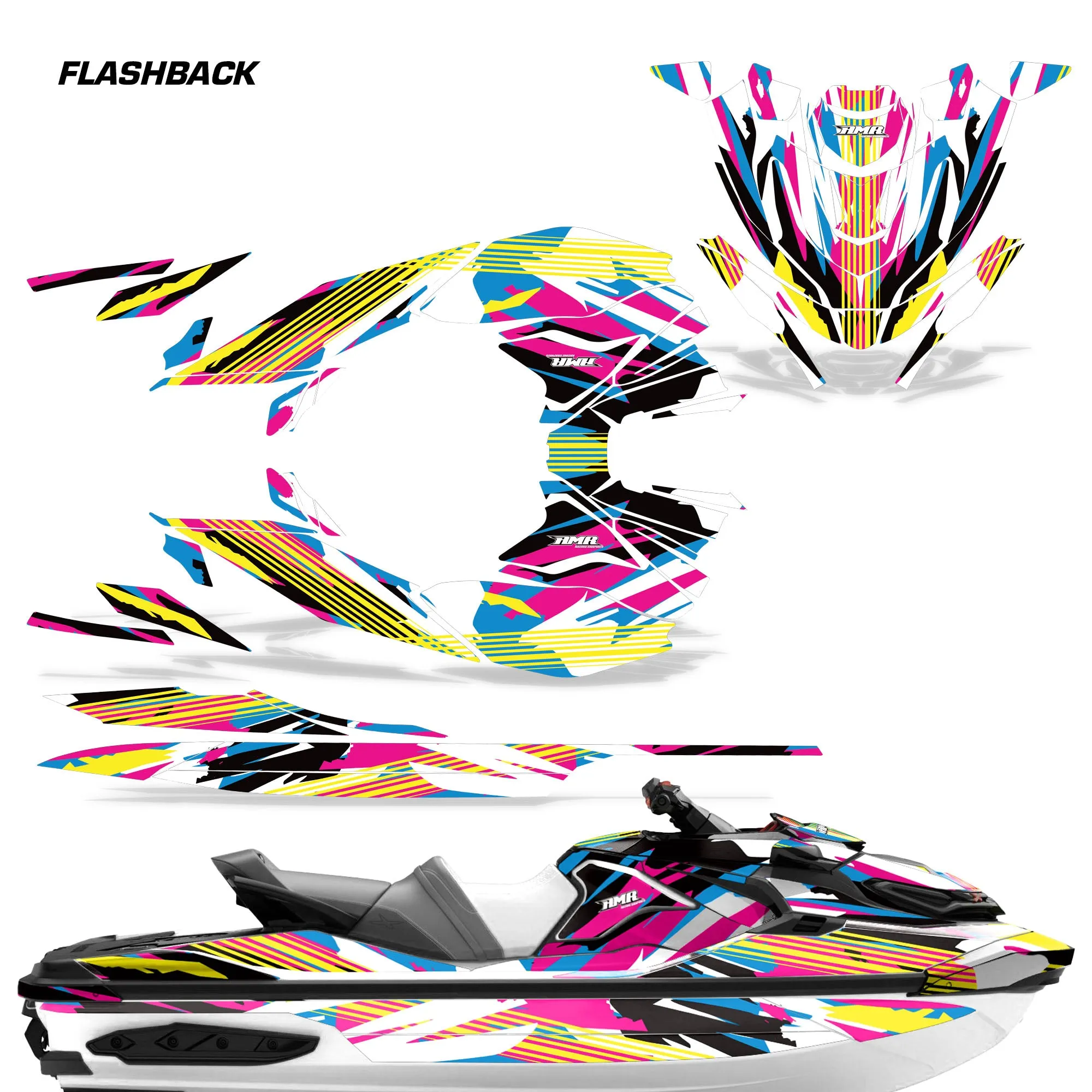 Sea Doo RXT-X-GTX 300 Watercraft Graphics (2019-2023)