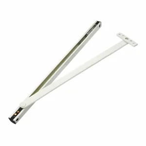 Solid Brass Overhead Door Holder (Prime Coat White)