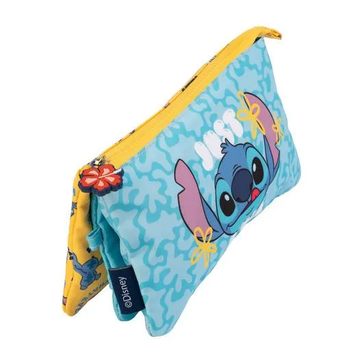 STITCH - Tropical - Triple Pencil Case