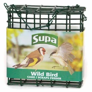 Supa Suet Block Feeder For Wild Birds | Hang Or Mount To A Fence Or Wall