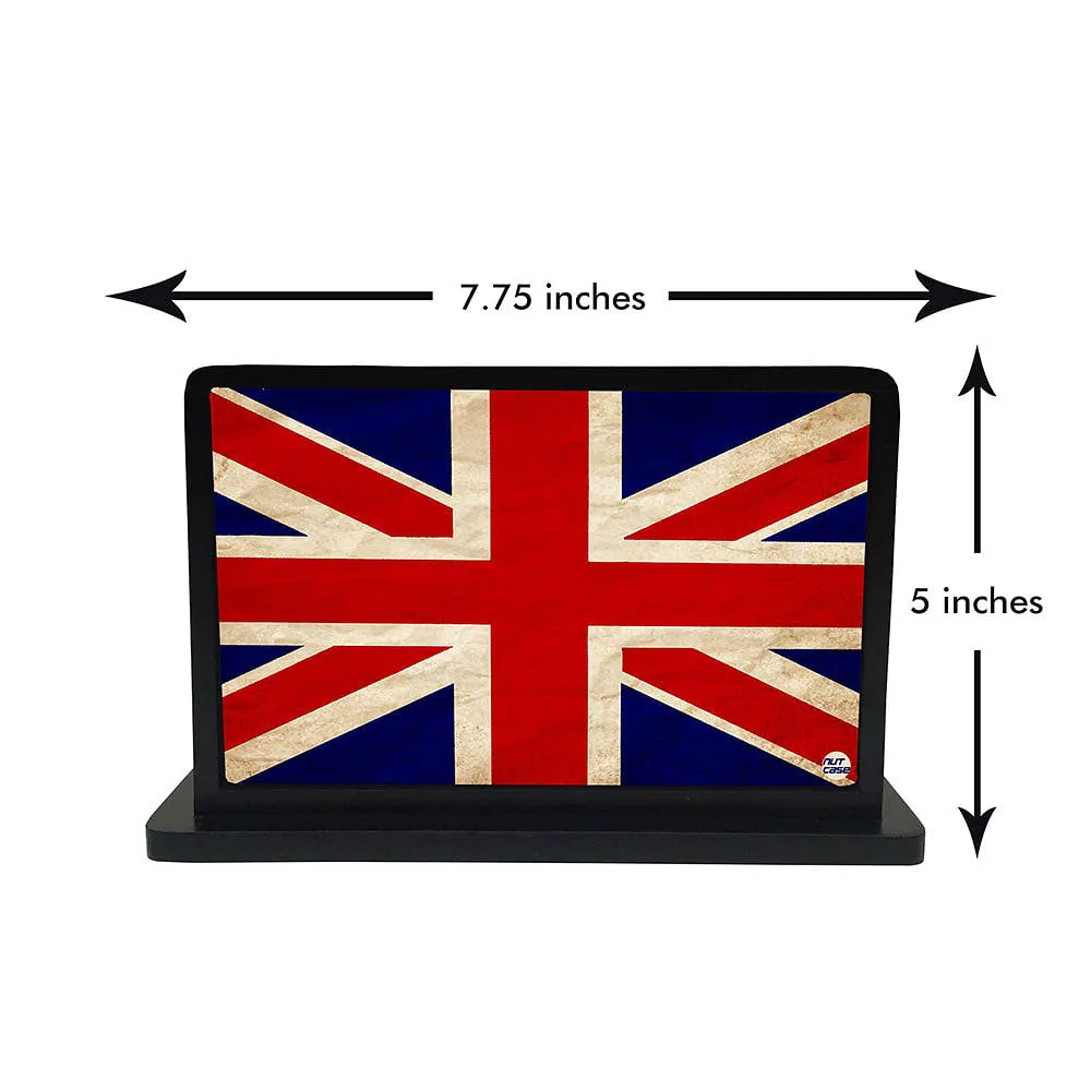 Tissue Holder Paper Napkin Stand - UK Union Jack Flag