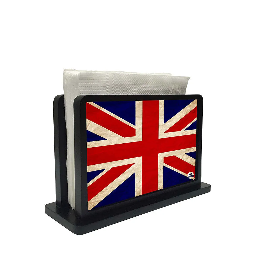 Tissue Holder Paper Napkin Stand - UK Union Jack Flag