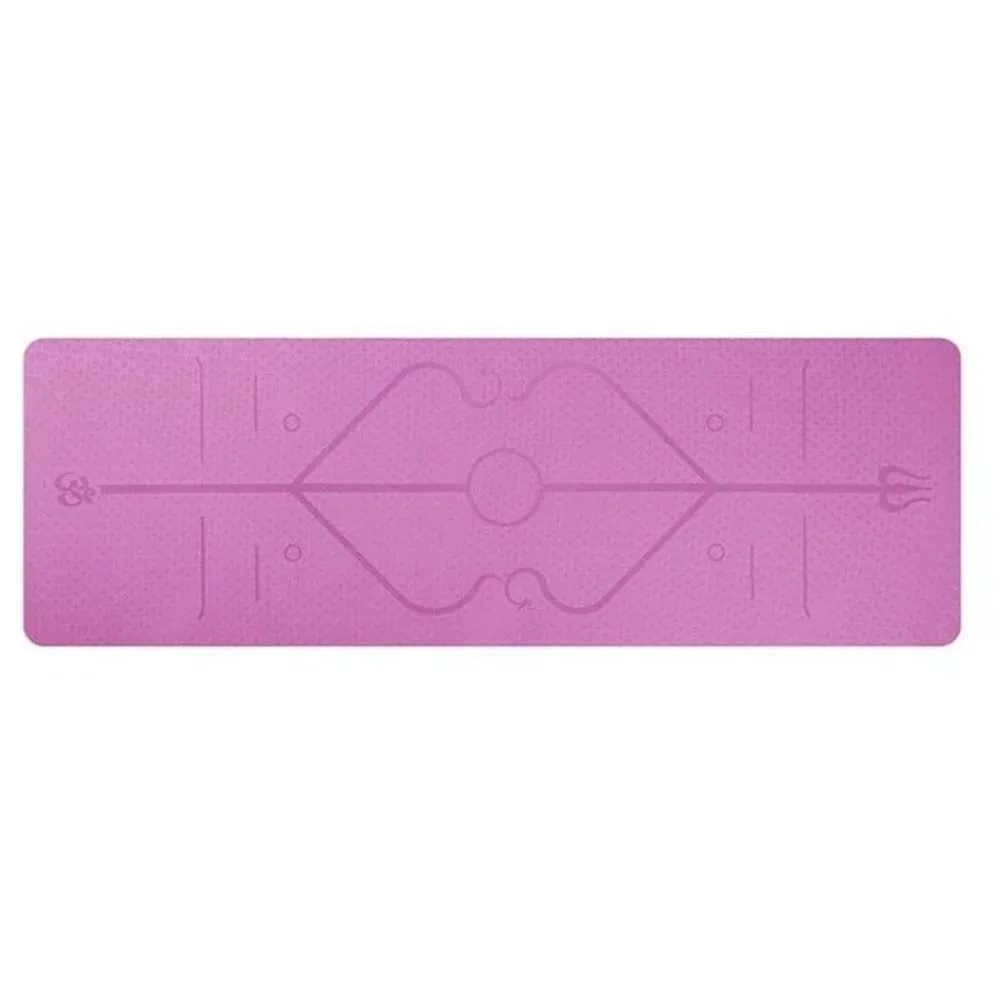 TPE Yoga Mat With Position Lines