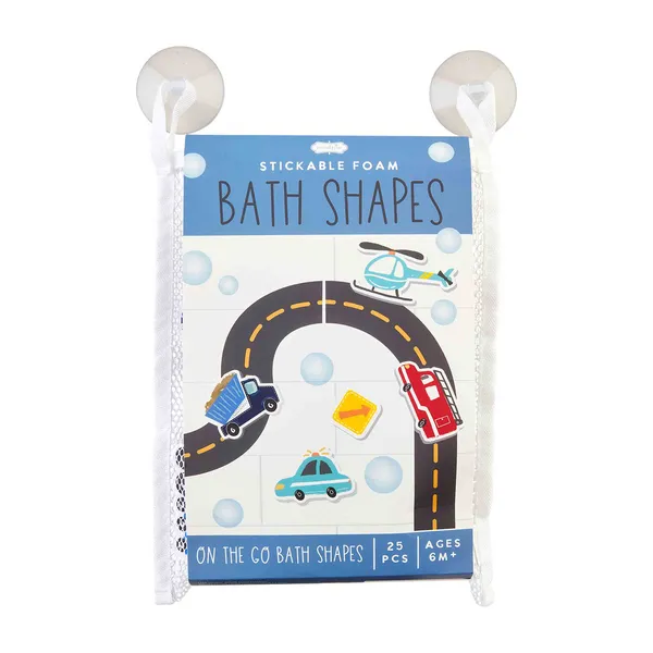 Transportation Bath Stickable Set Mud Pie