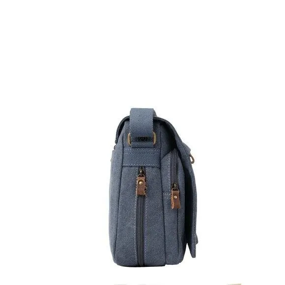 Troop London Organic Cotton Computer Messenger 13" | Blue