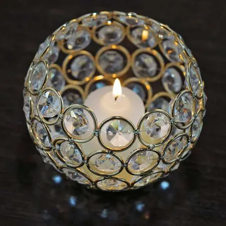 Votive Tealight Wedding Crystal Candle Holder