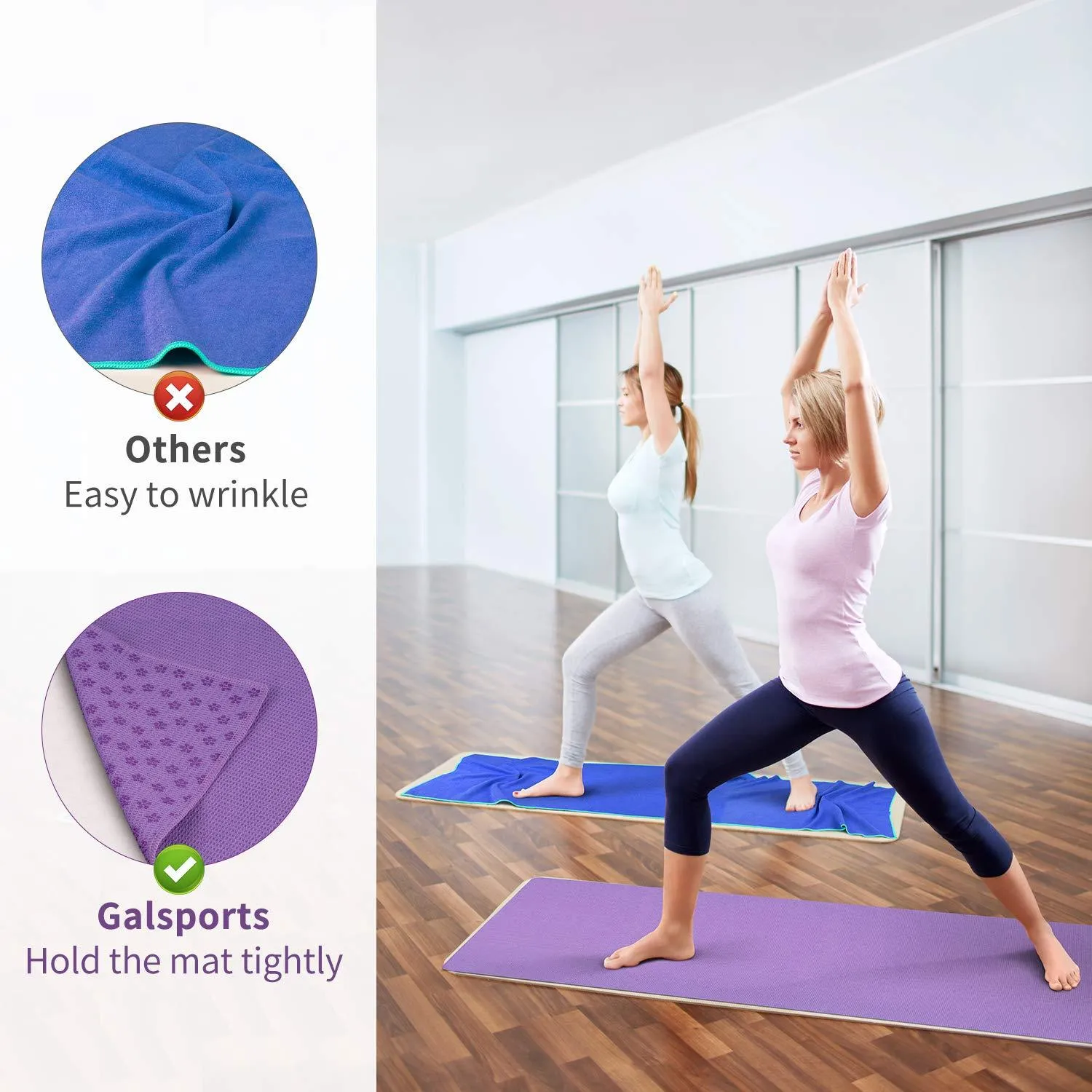 Yoga Super Absorbent Yoga Mat Towel